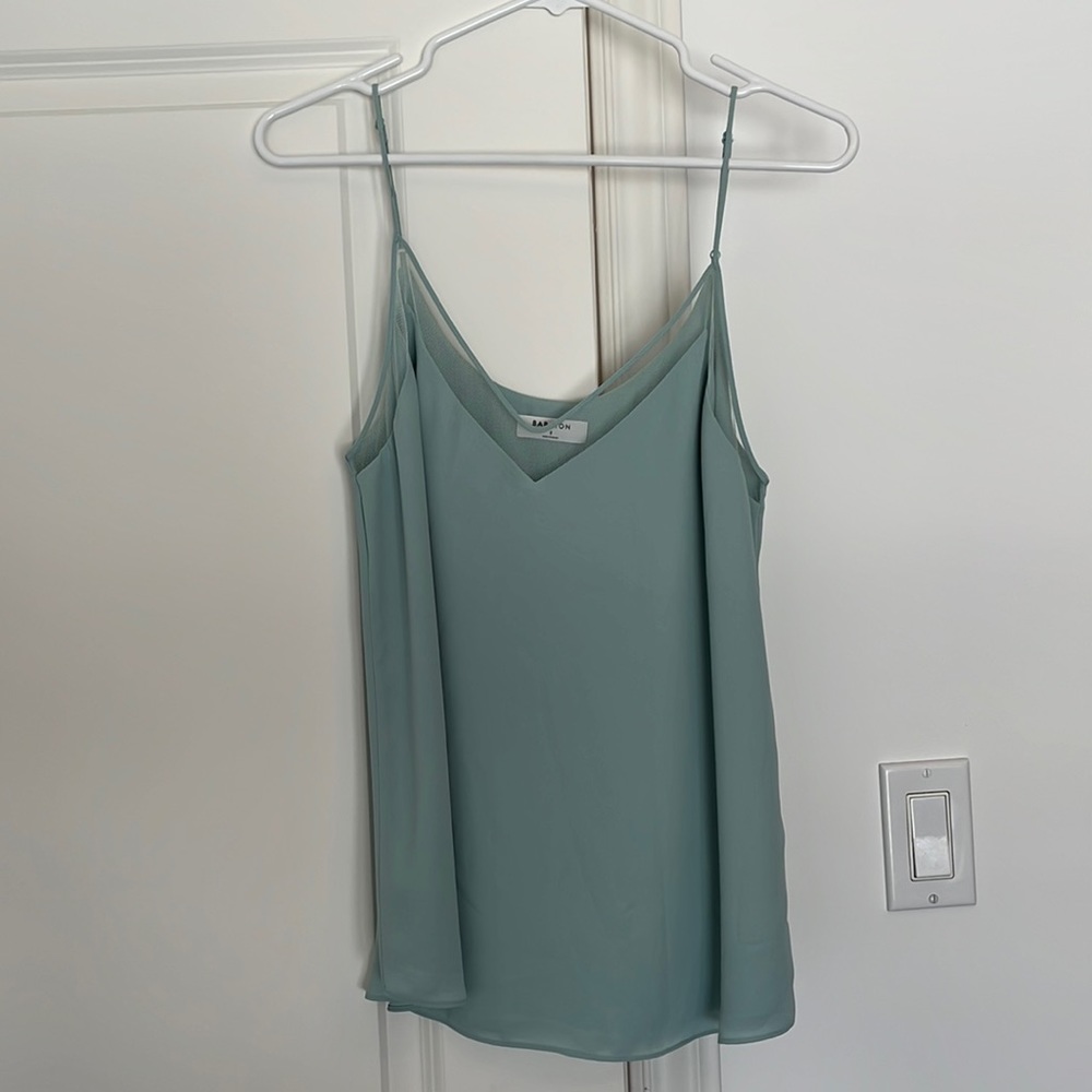 Aritzia Green Camisole